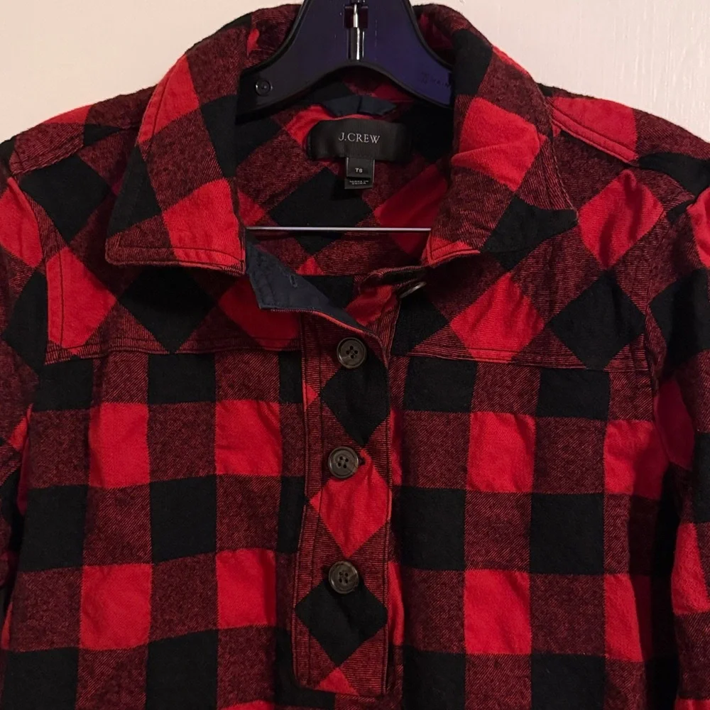 Red and Black Plaid Jacket